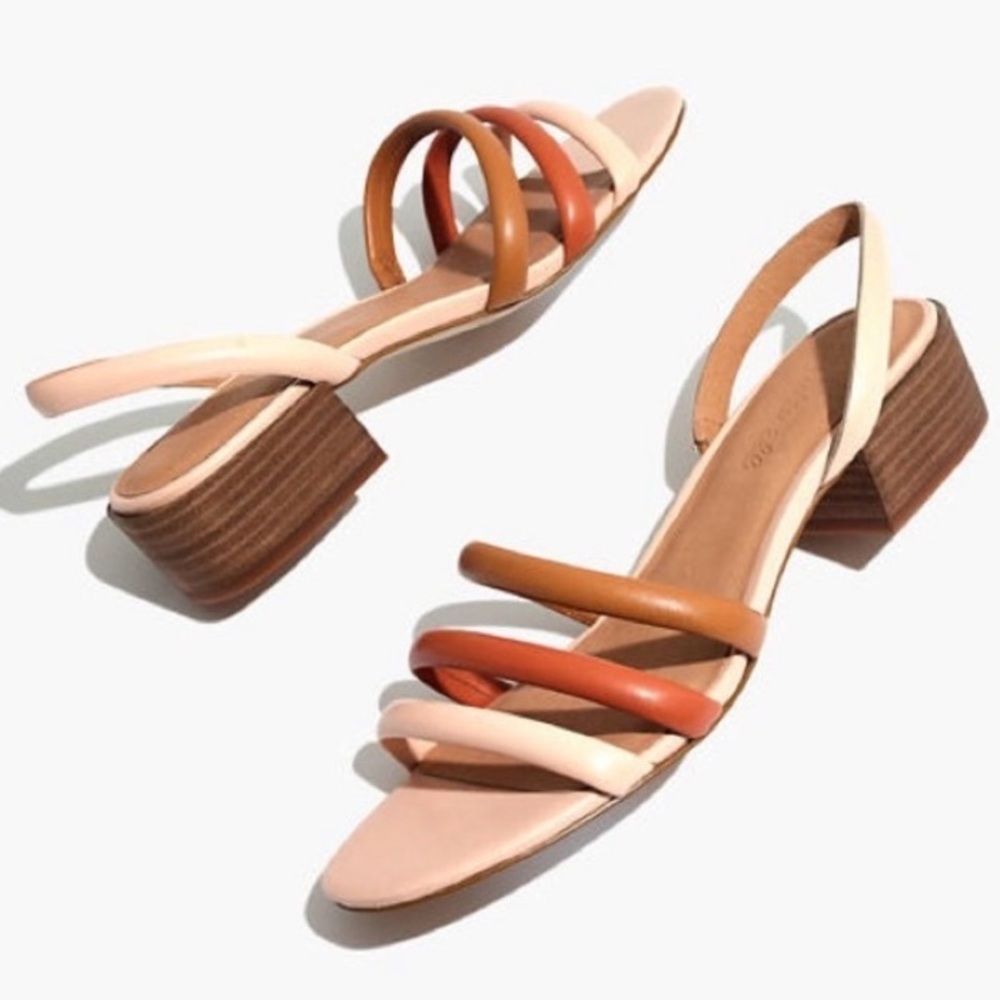 Madewell Addie Slingback Sandal Leather Size 9